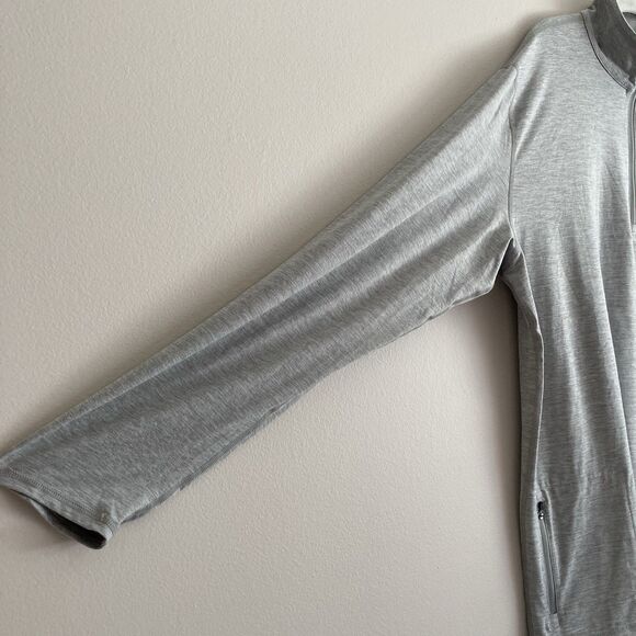 Vuori Mens Gray 1/4 Zip Pullover Size XXL Performance Stretch Lightweight Active - Picture 3 of 10
